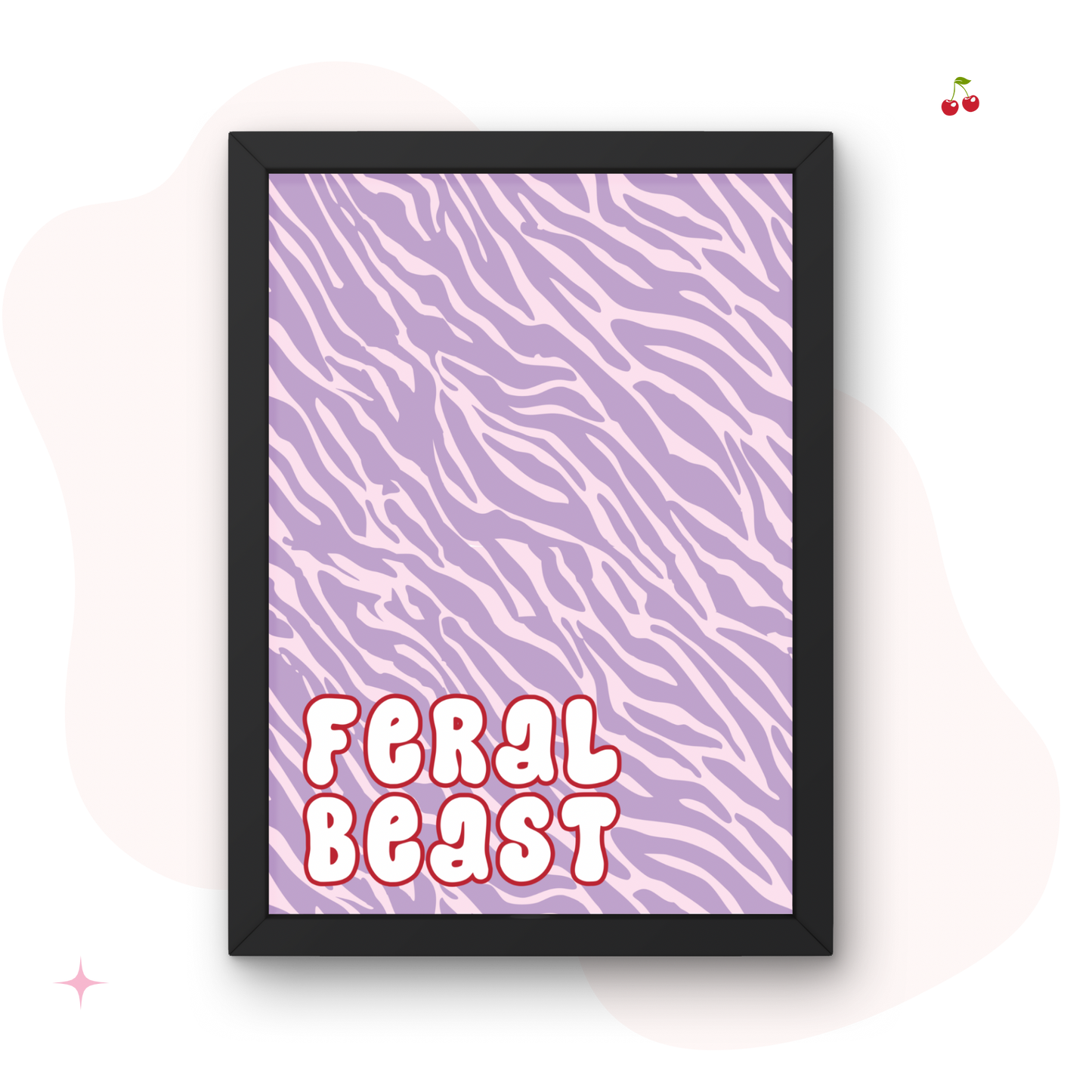Feral Beast Wall Print
