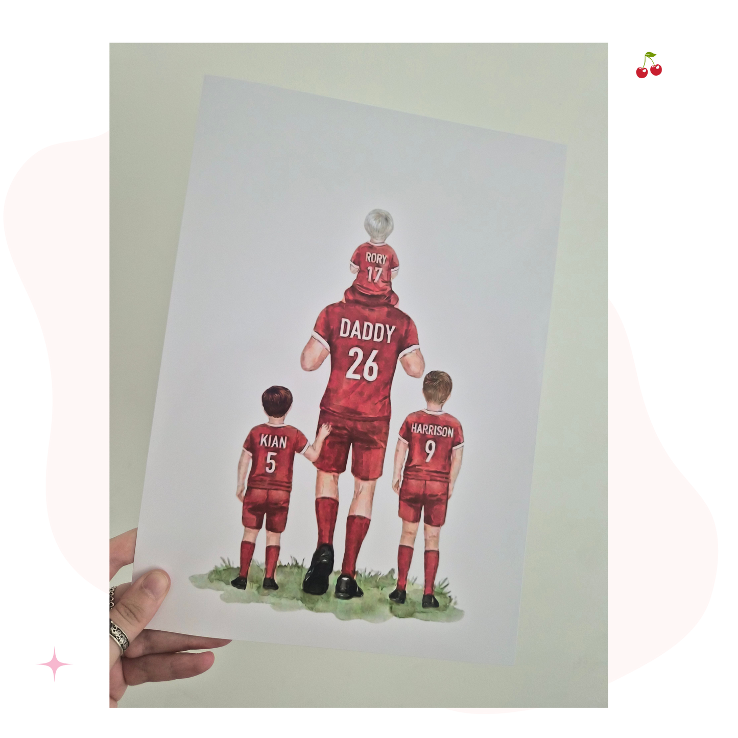 Custom Football Wall Print