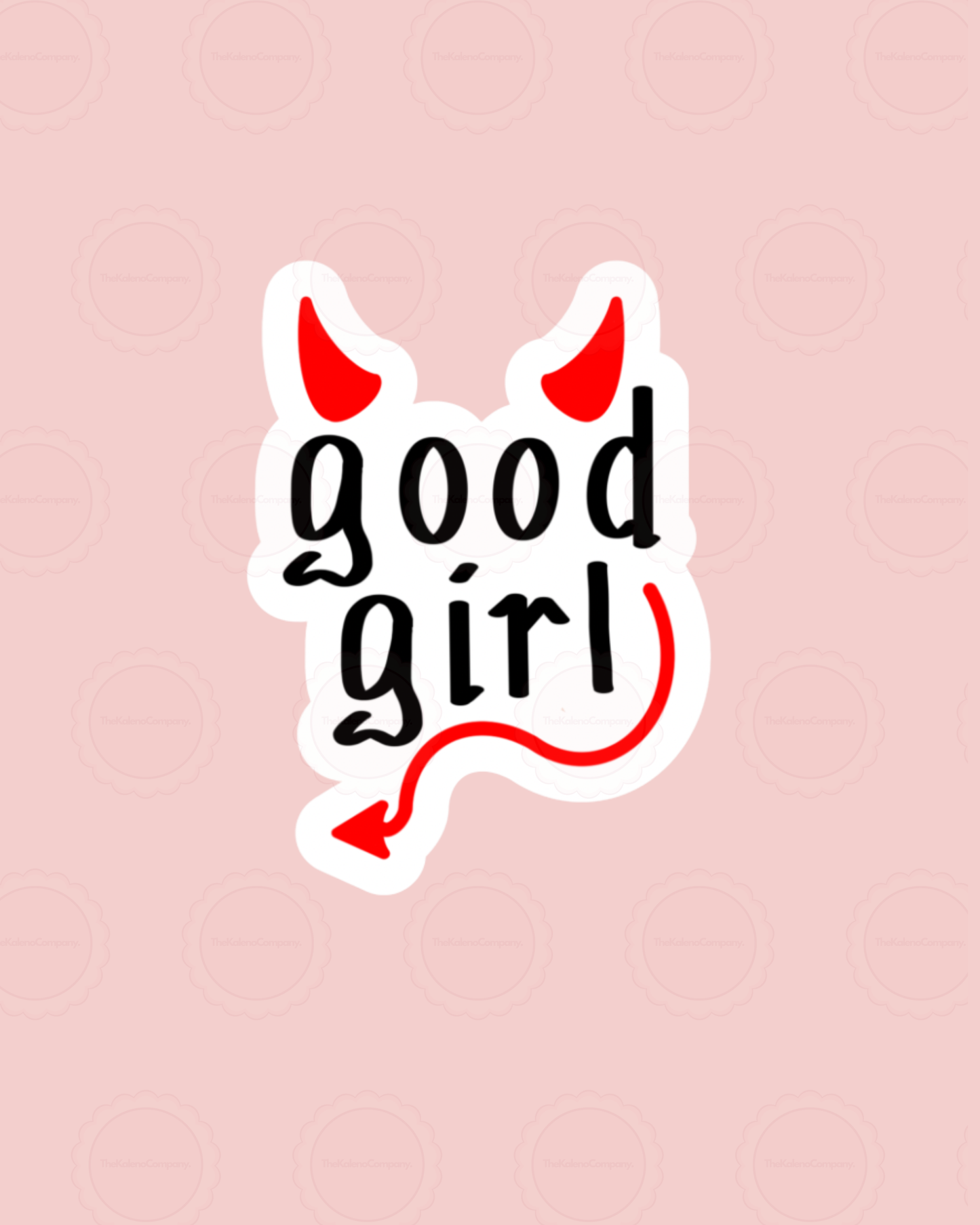 Good Girl Devil Sticker