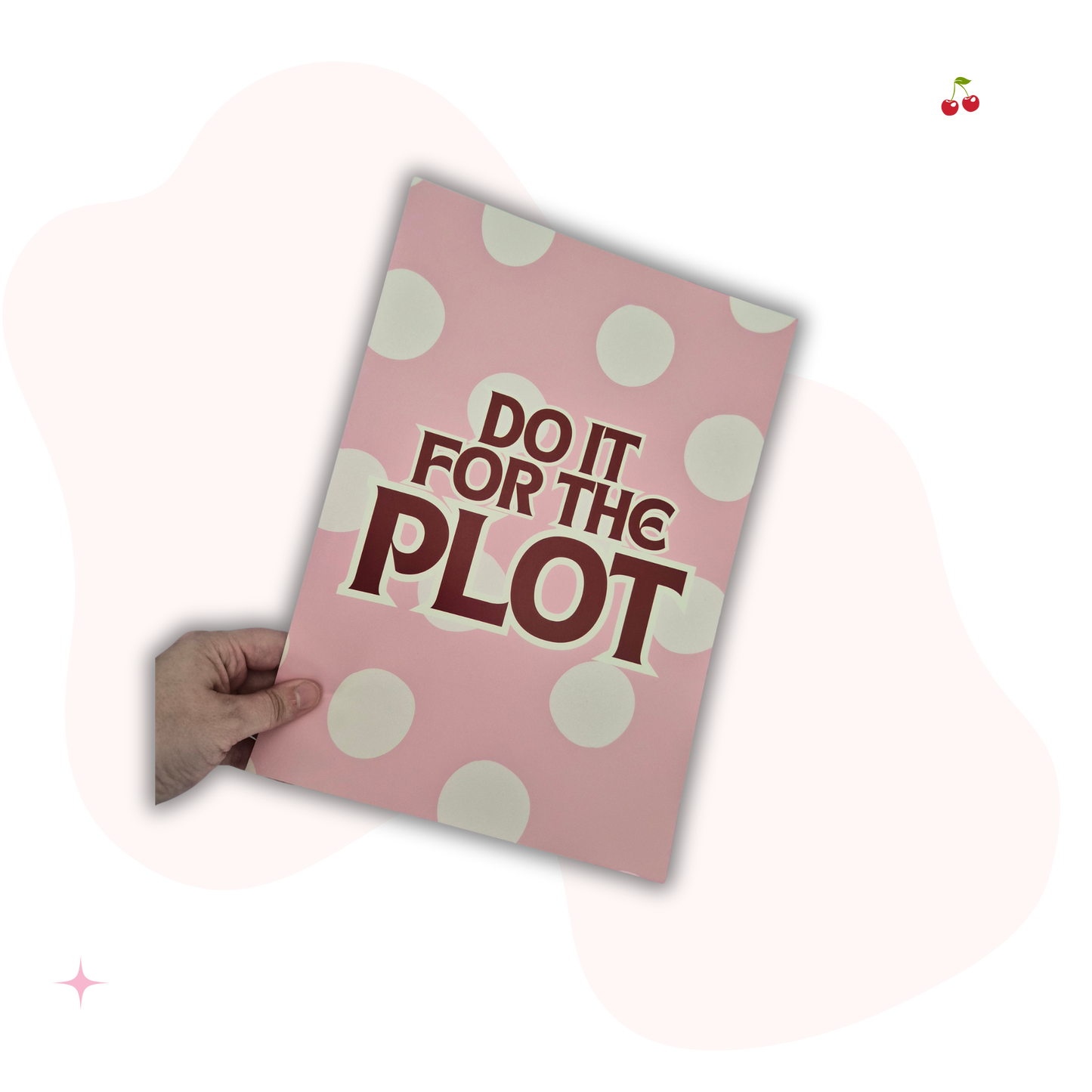 Do It For The Plot Preppy Wall Print