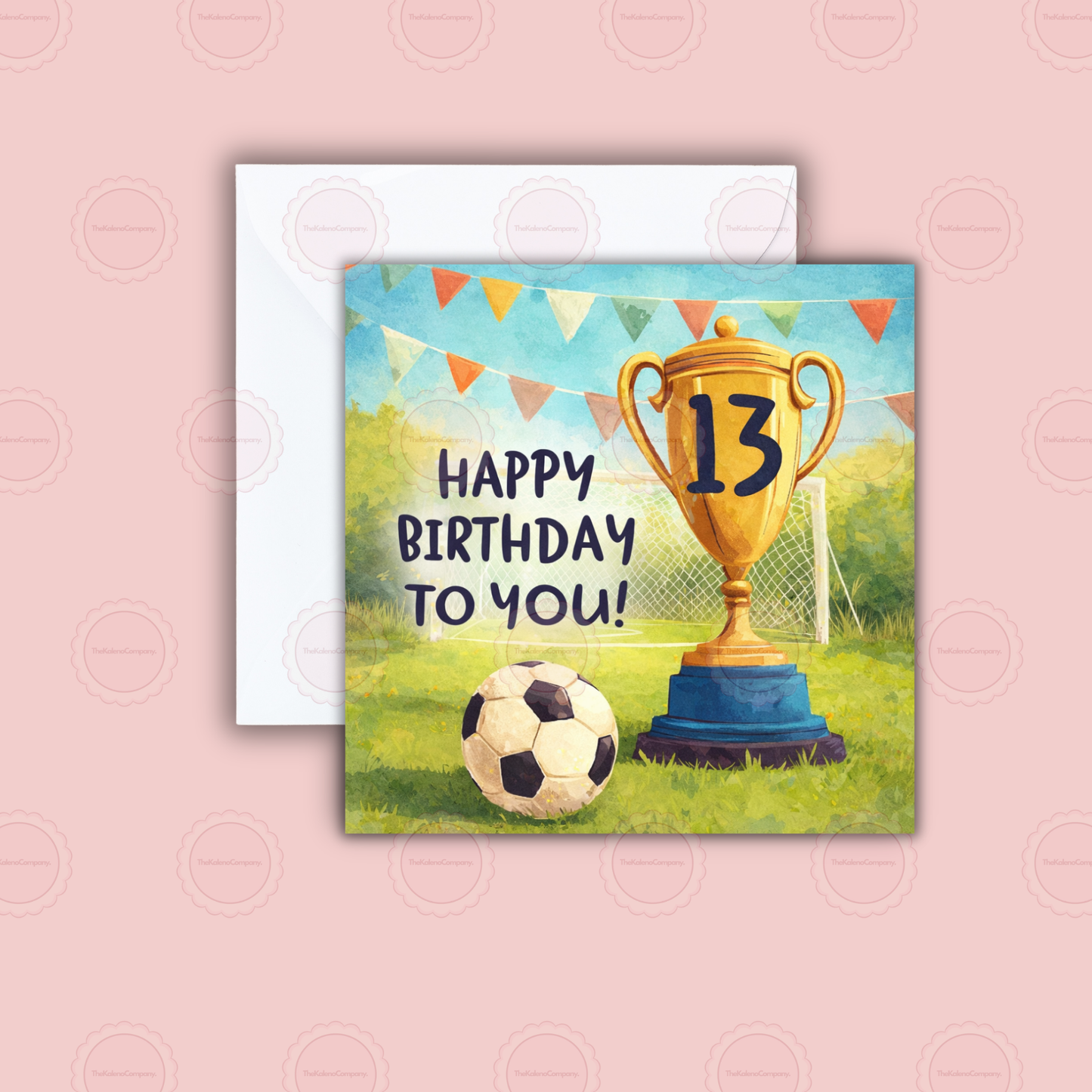 Milestone Teenager Football Birthday Card