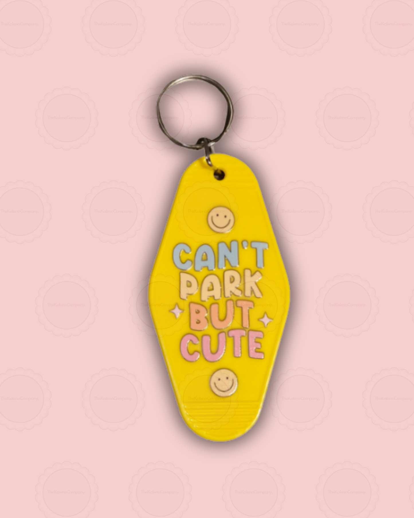 Can’t Park But Cute Motel Keychain
