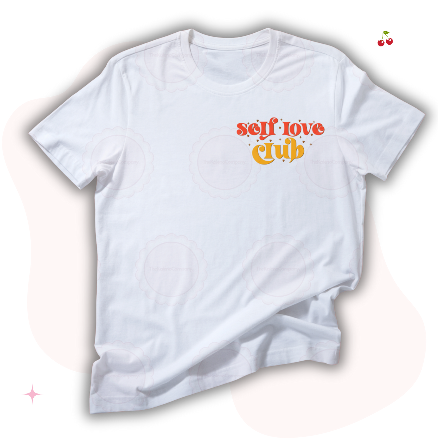 Self Love Club White Adult’s T-Shirt