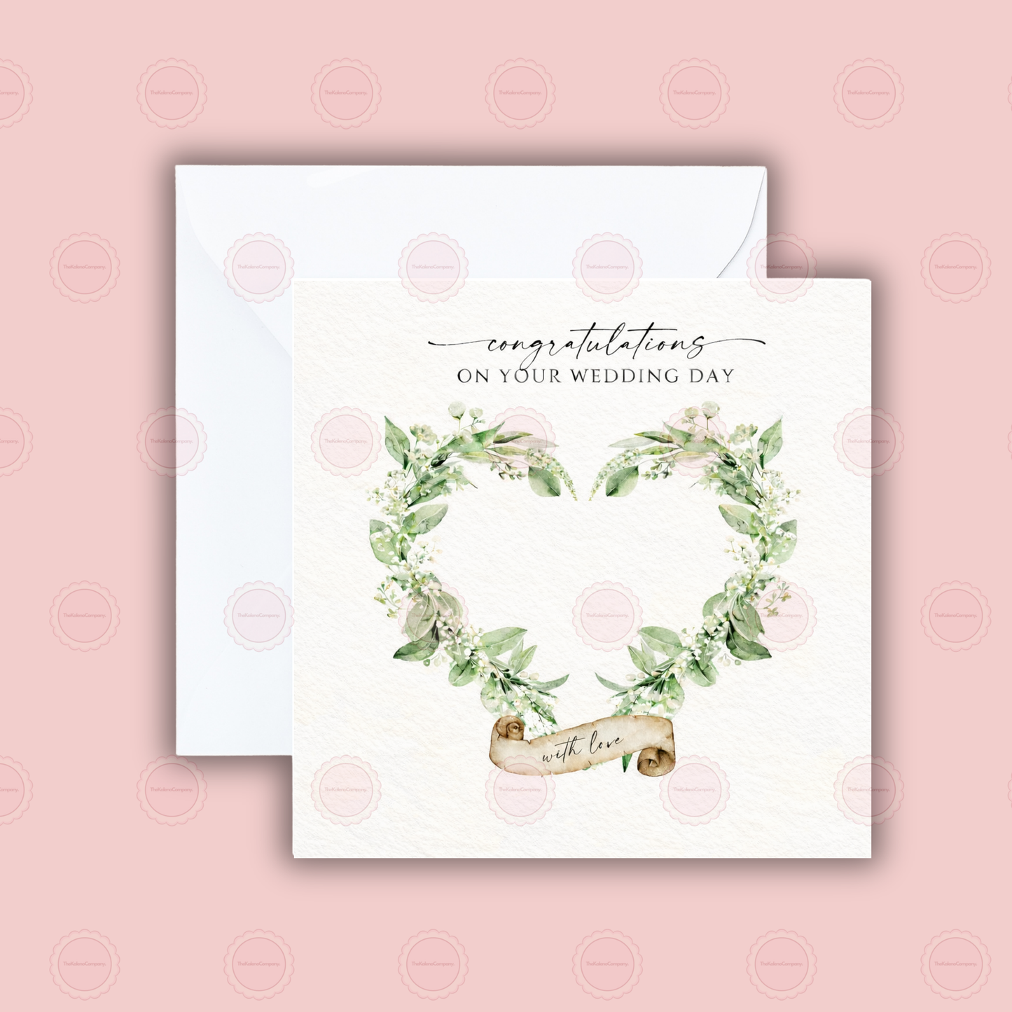 Floral Wedding Card