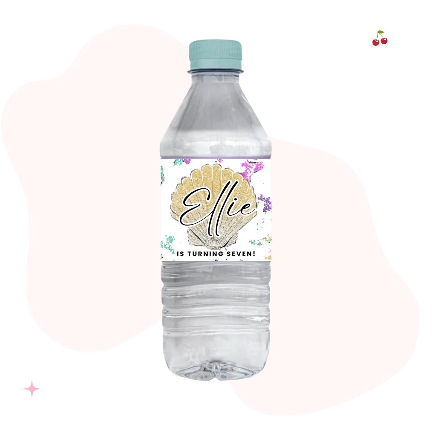 Under The Sea 500ml Water Bottle Label