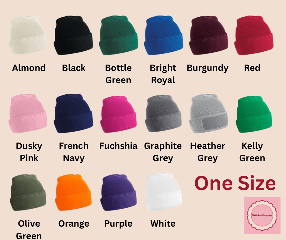 Branded Rectangle Patch Beanie
