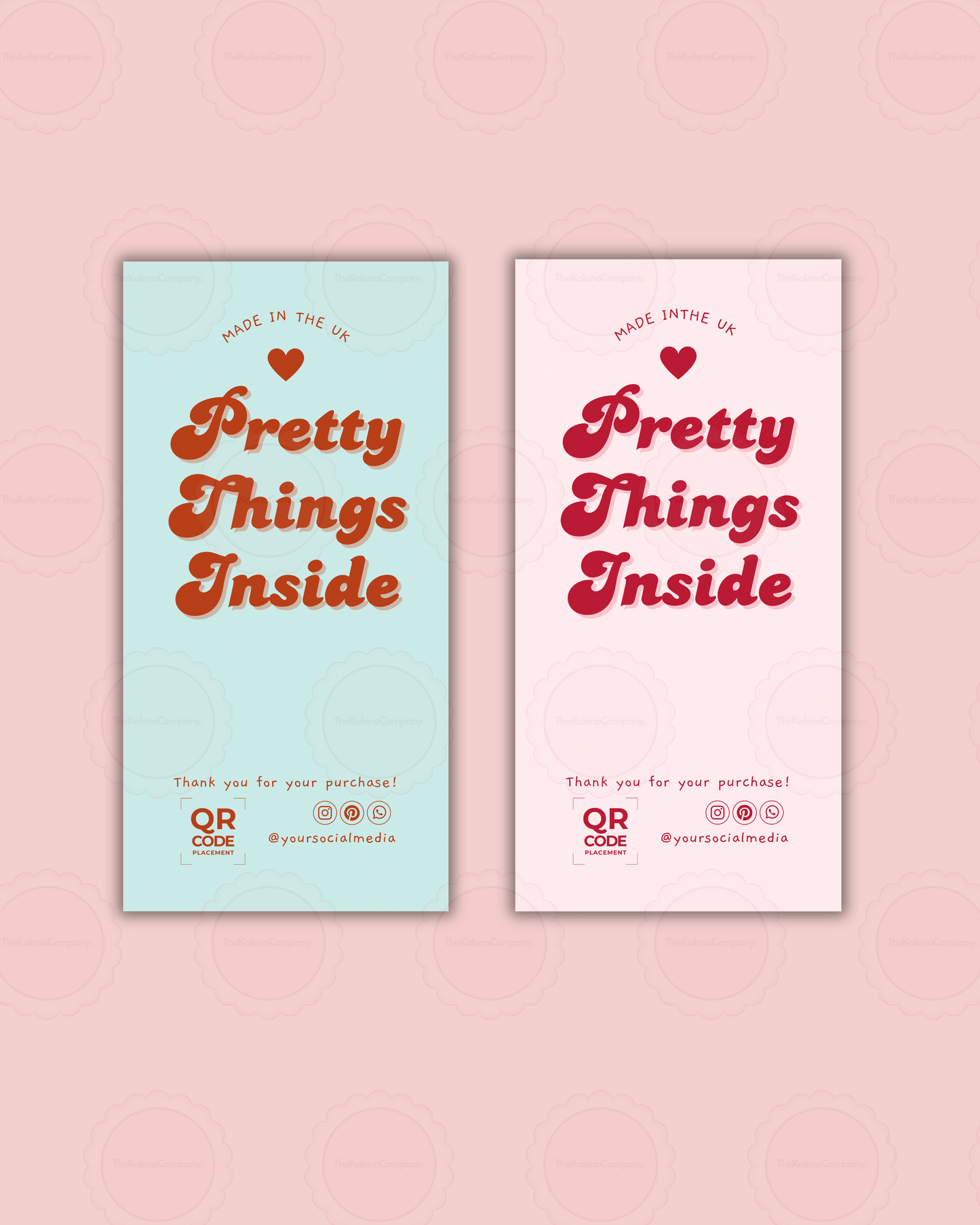 Pretty Things Inside Box Seal Labels