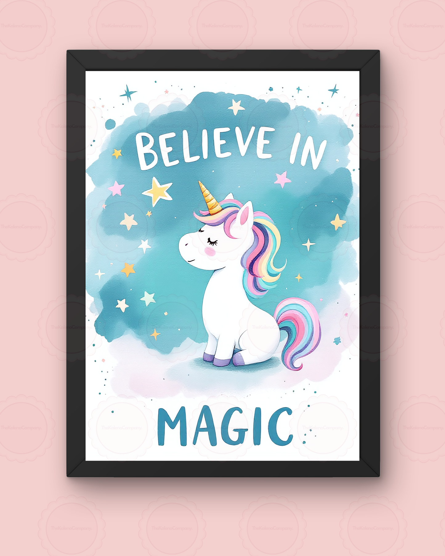 Believe in magic children’s wall print