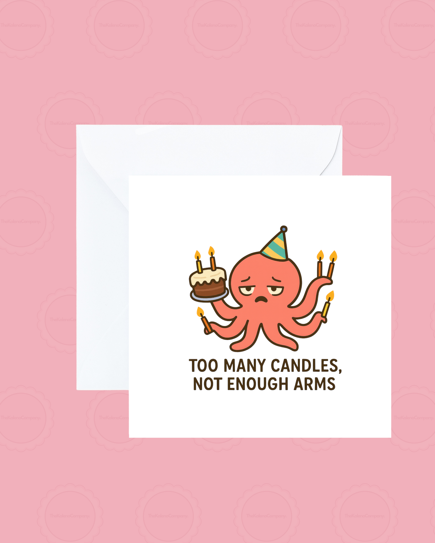 Funny Octopus Birthday Card