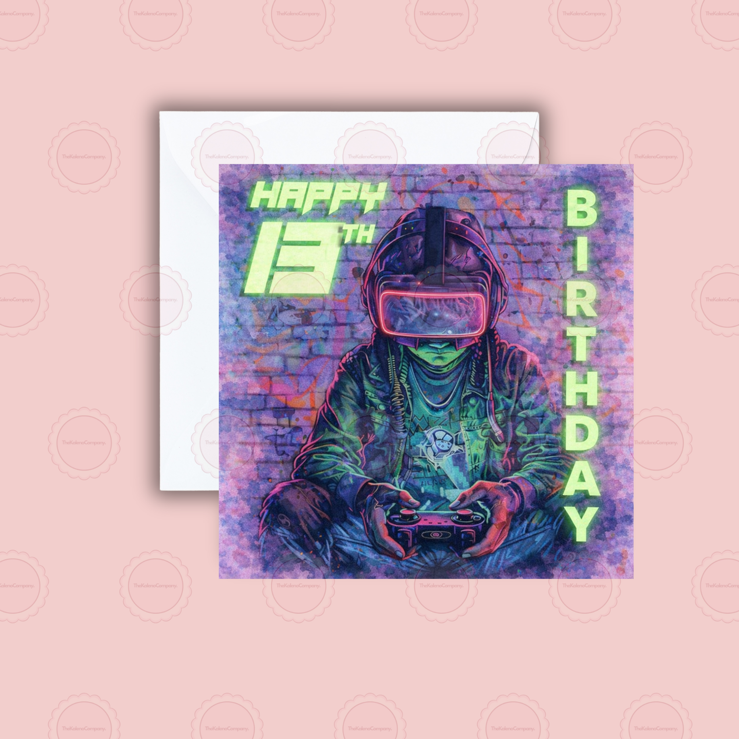 Milestone Teenager Gaming Birthday Card