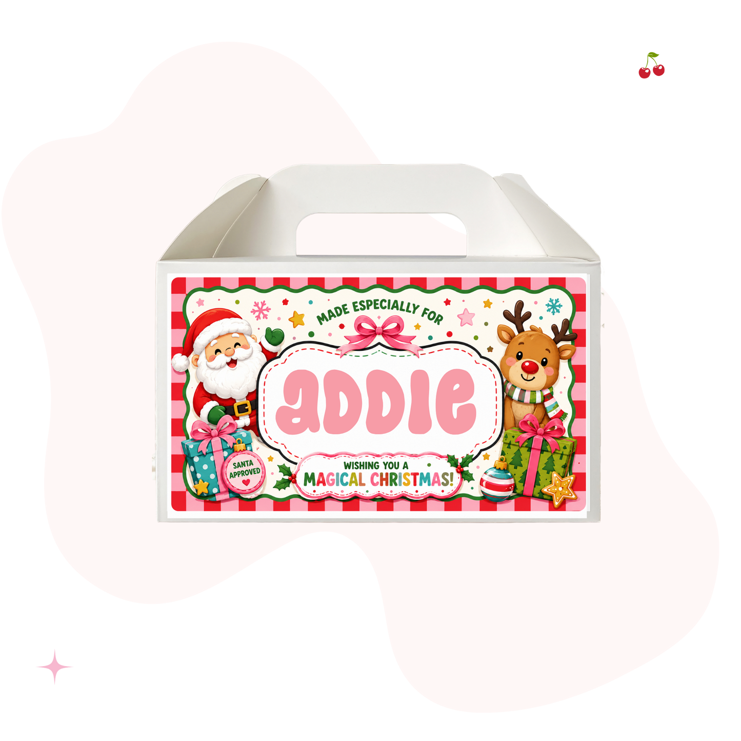 Personalised Christmas Treat Box (Unfilled)
