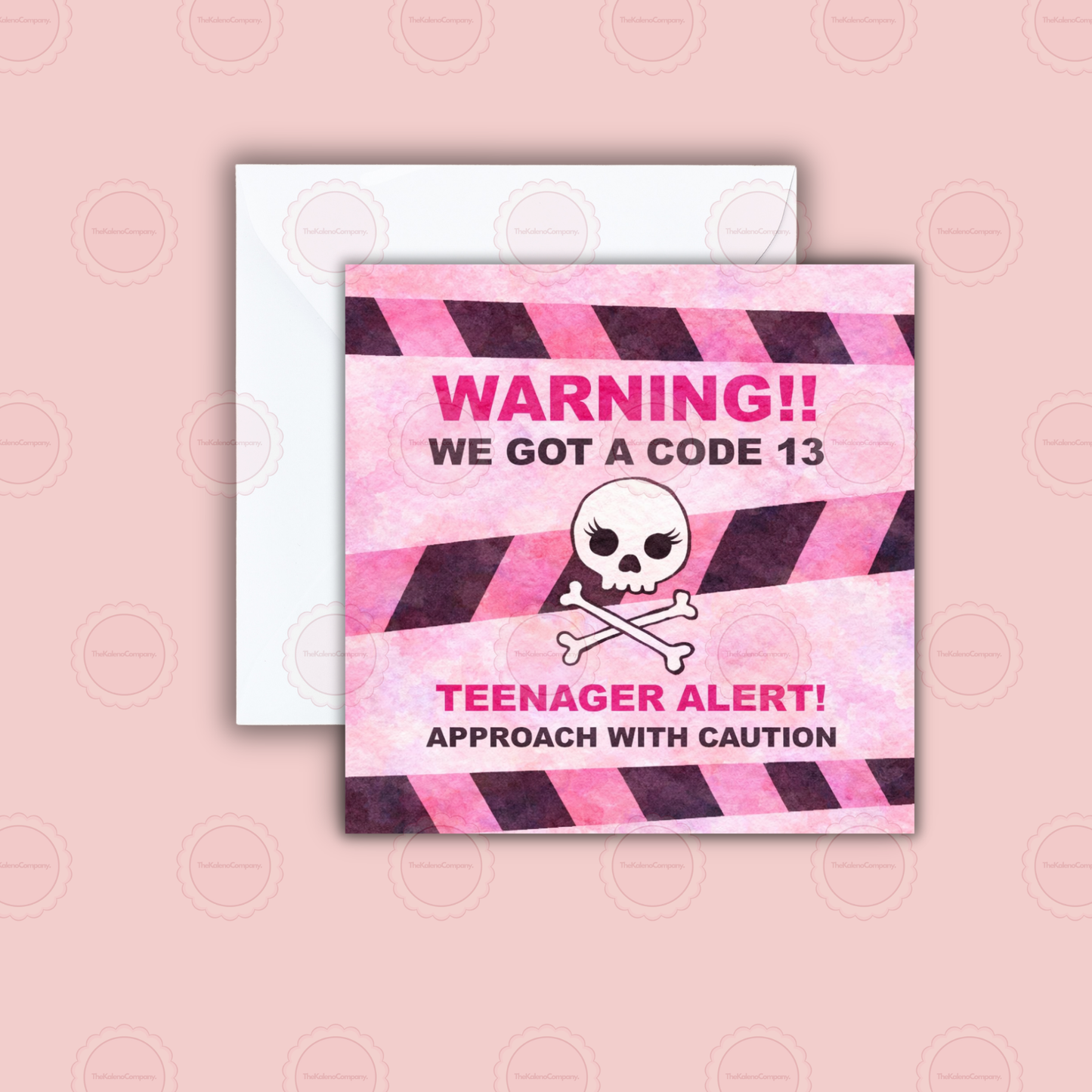 Milestone Warning Funny Teenager Birthday Card