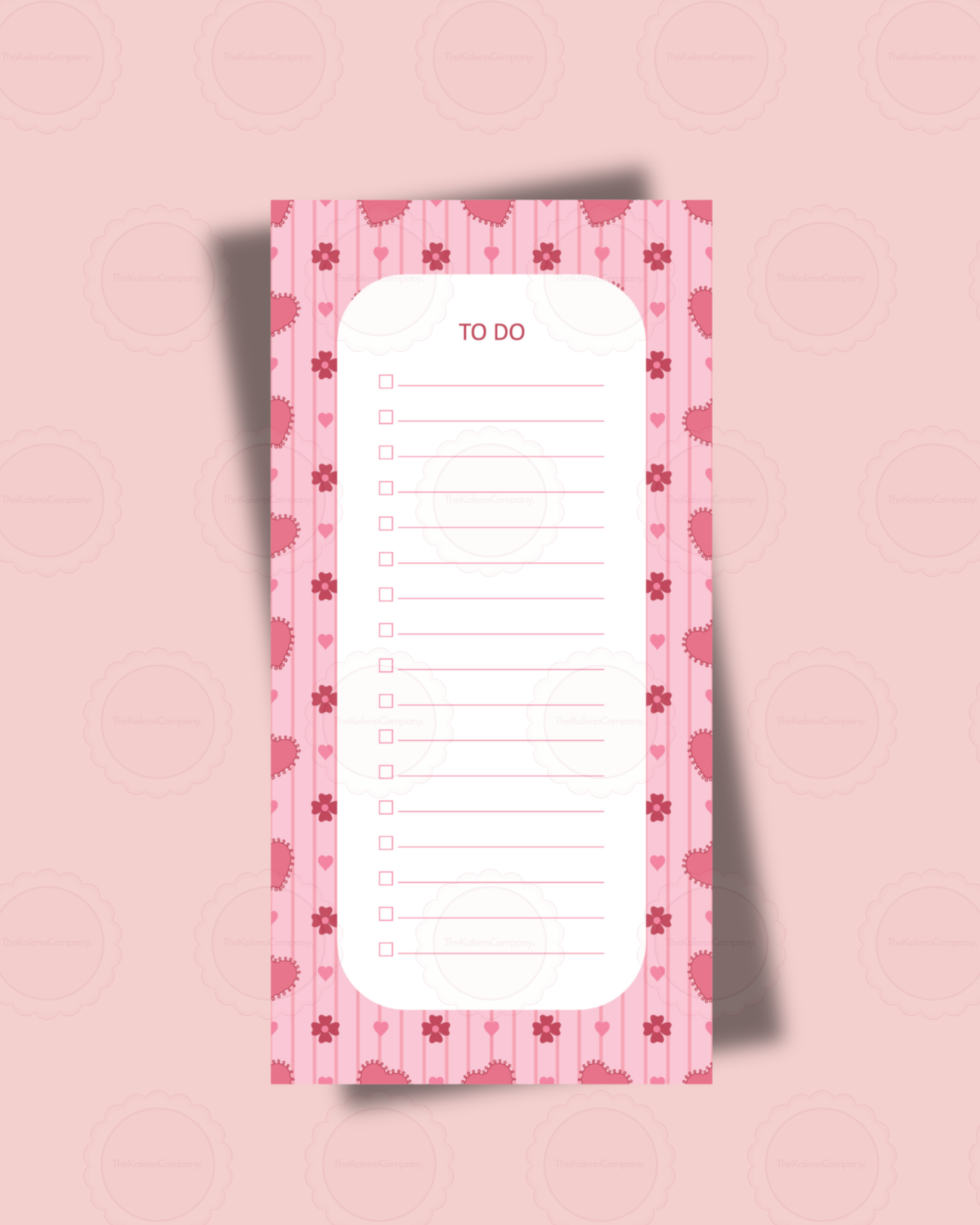 Heart/Flower Notepad