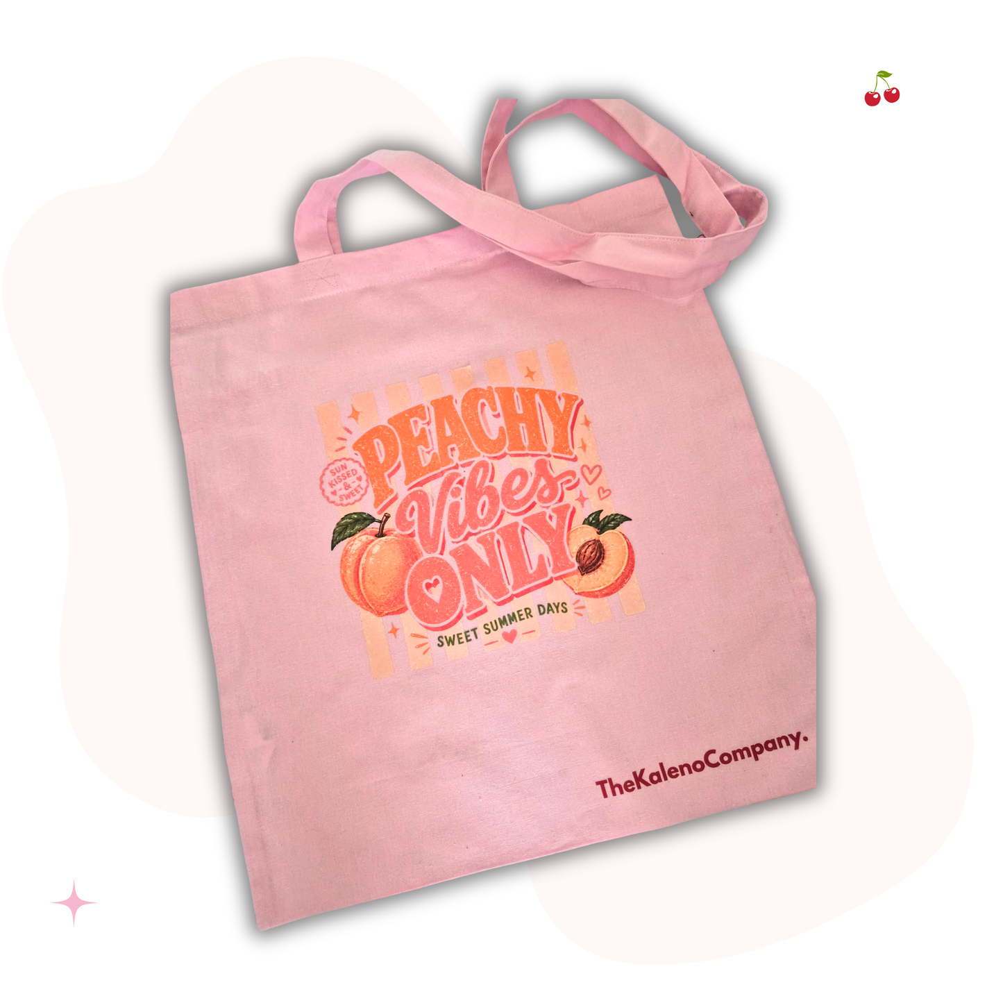 Peachy Vibes Tote Bag