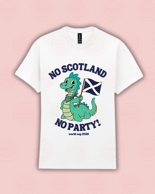 Adults No Scotland, No Party Tshirt