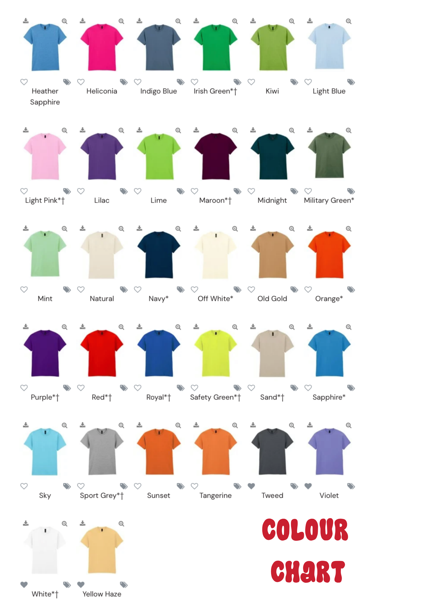 Gildan - Adult’s Unisex Custom/Branded Heavy-blend T-Shirt