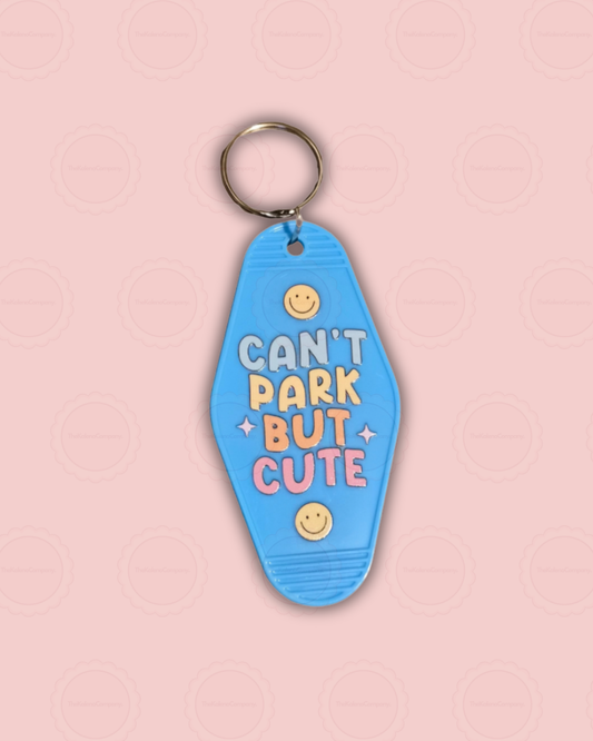 Can’t Park But Cute Motel Keychain