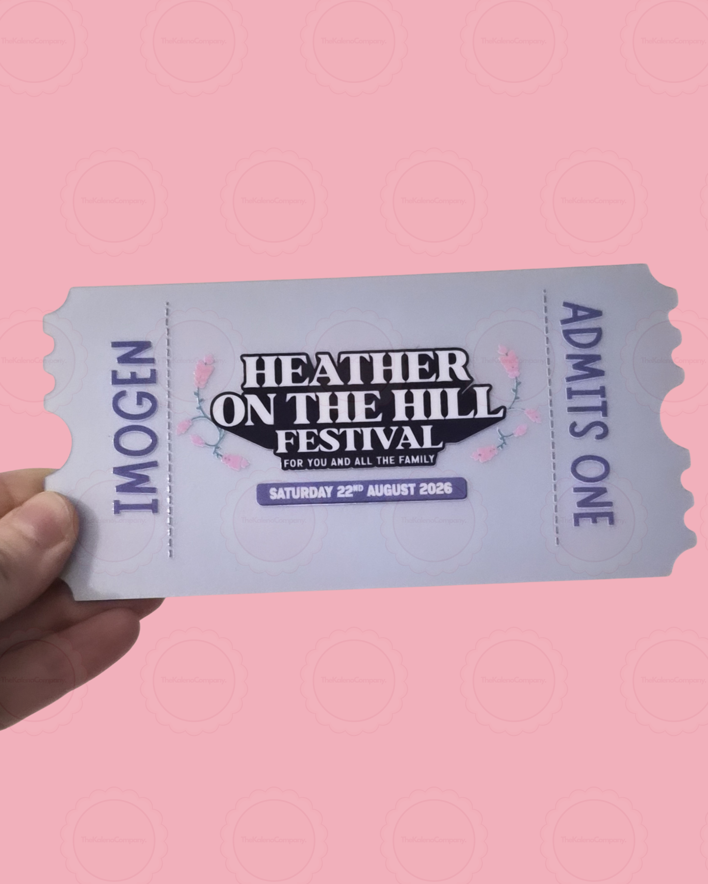 Custom Acrylic Tickets