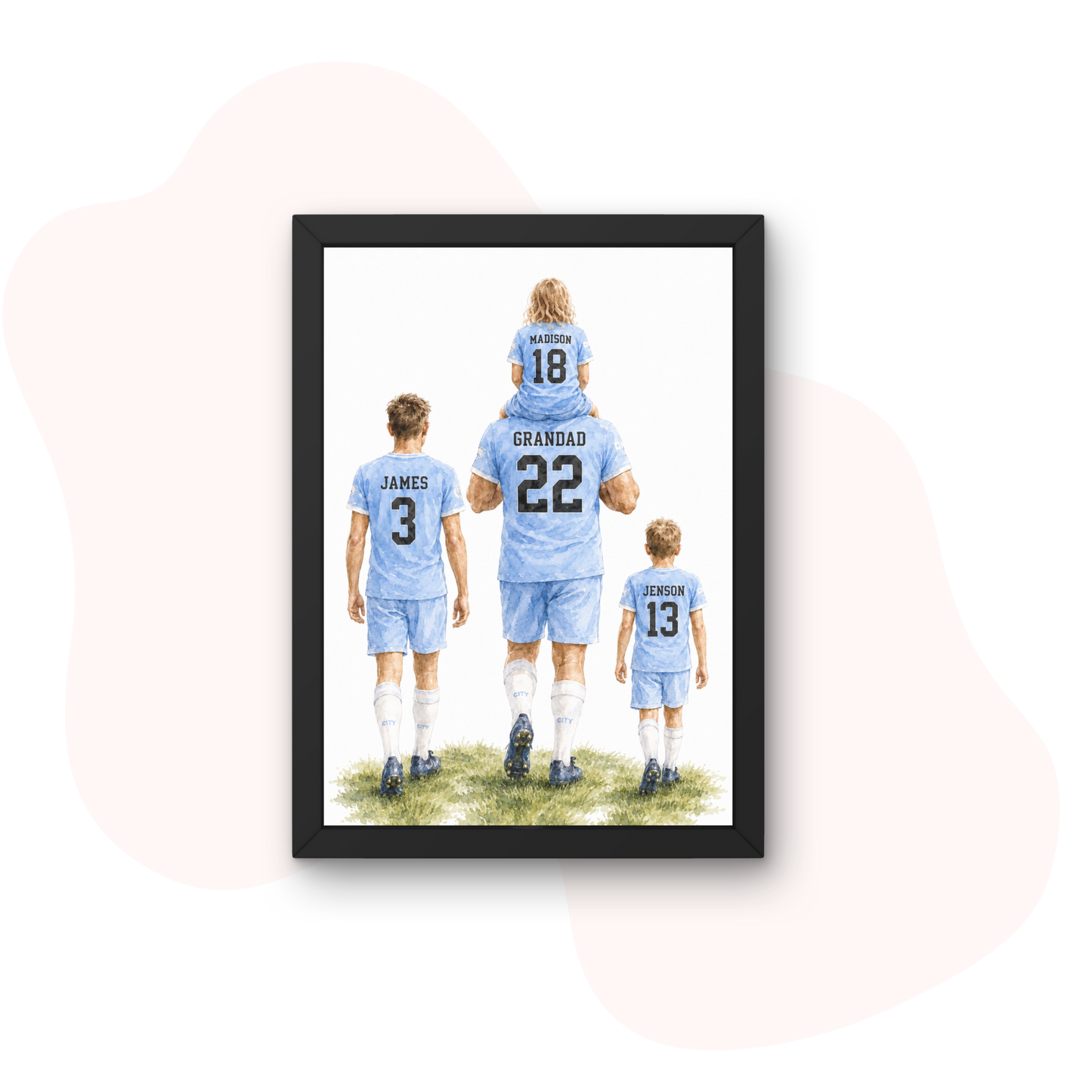 Custom Football Wall Print