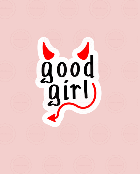 Good Girl Devil Sticker