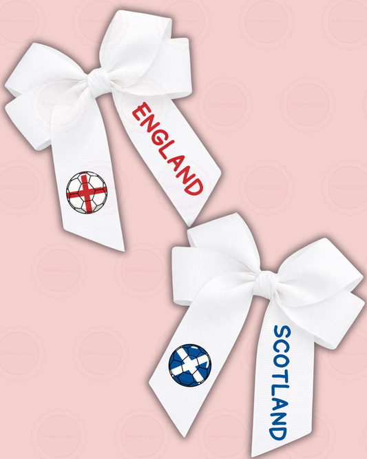 Football Hair Bow