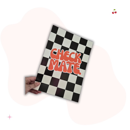 Checkmate Preppy Wall Print