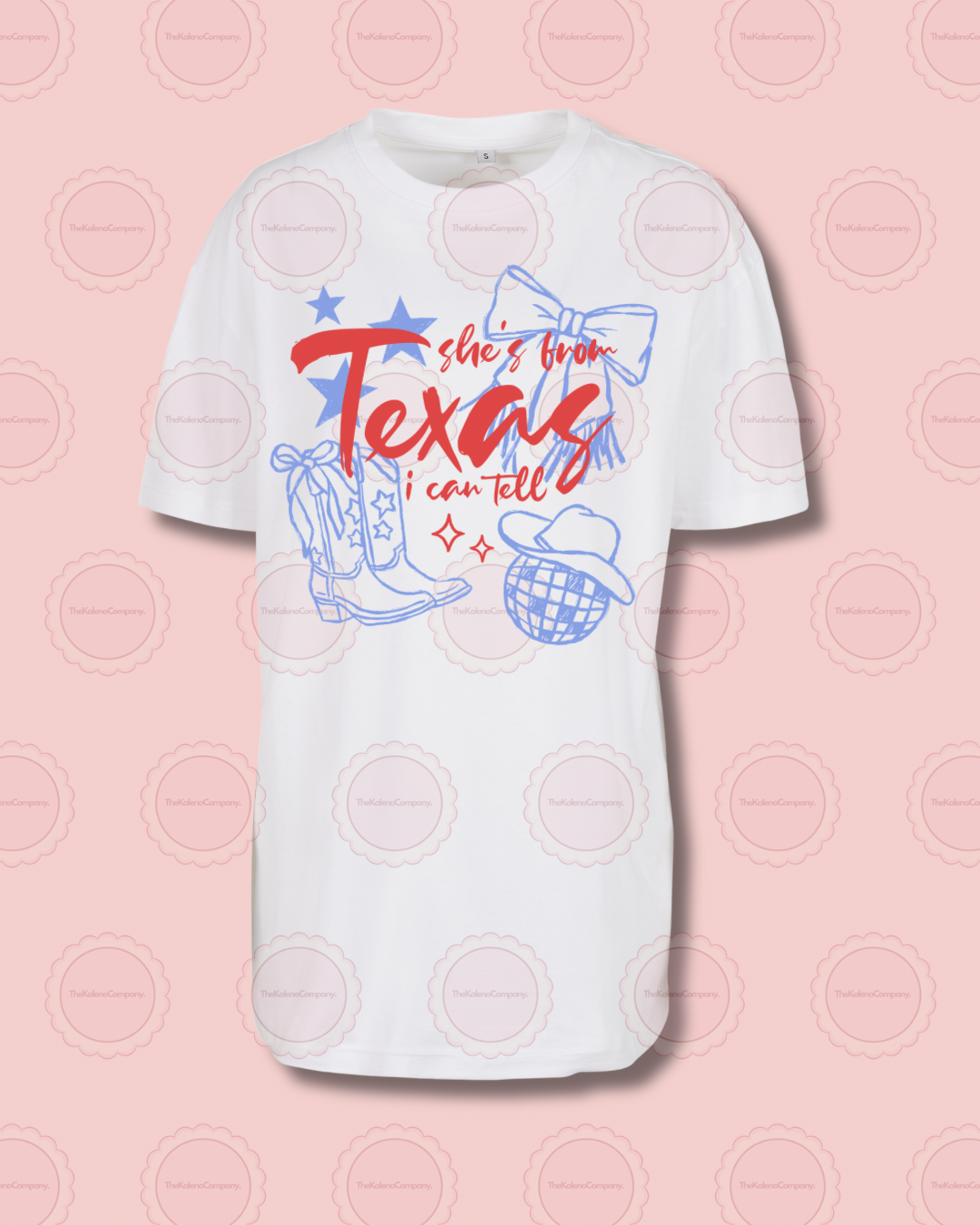 She’s from Texas I can tell - Women’s oversized tee