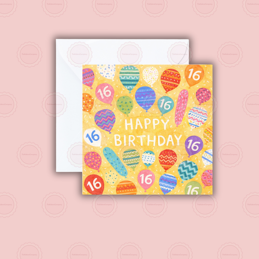 Milestone -  16th Birthday Card