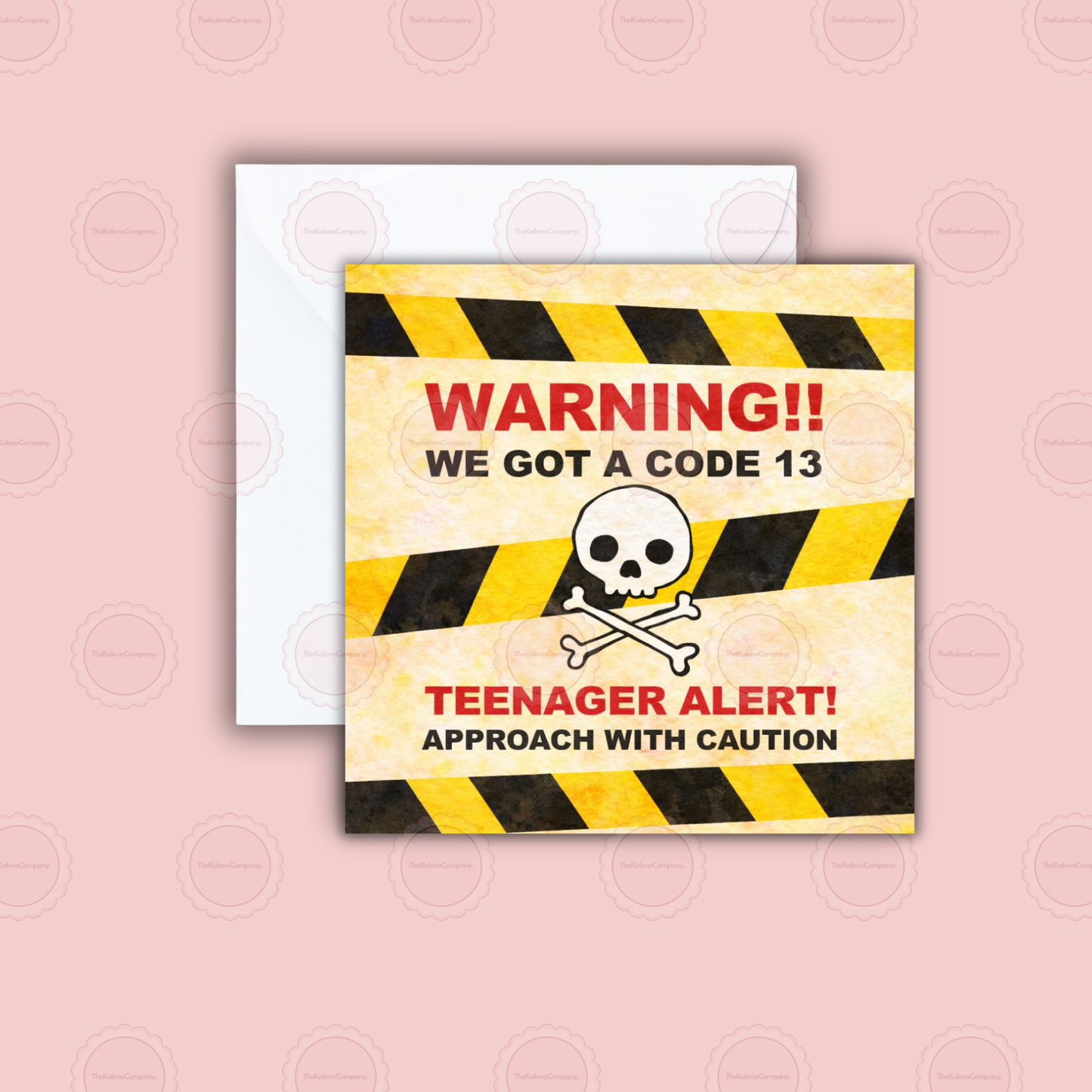 Milestone Warning Funny Teenager Birthday Card