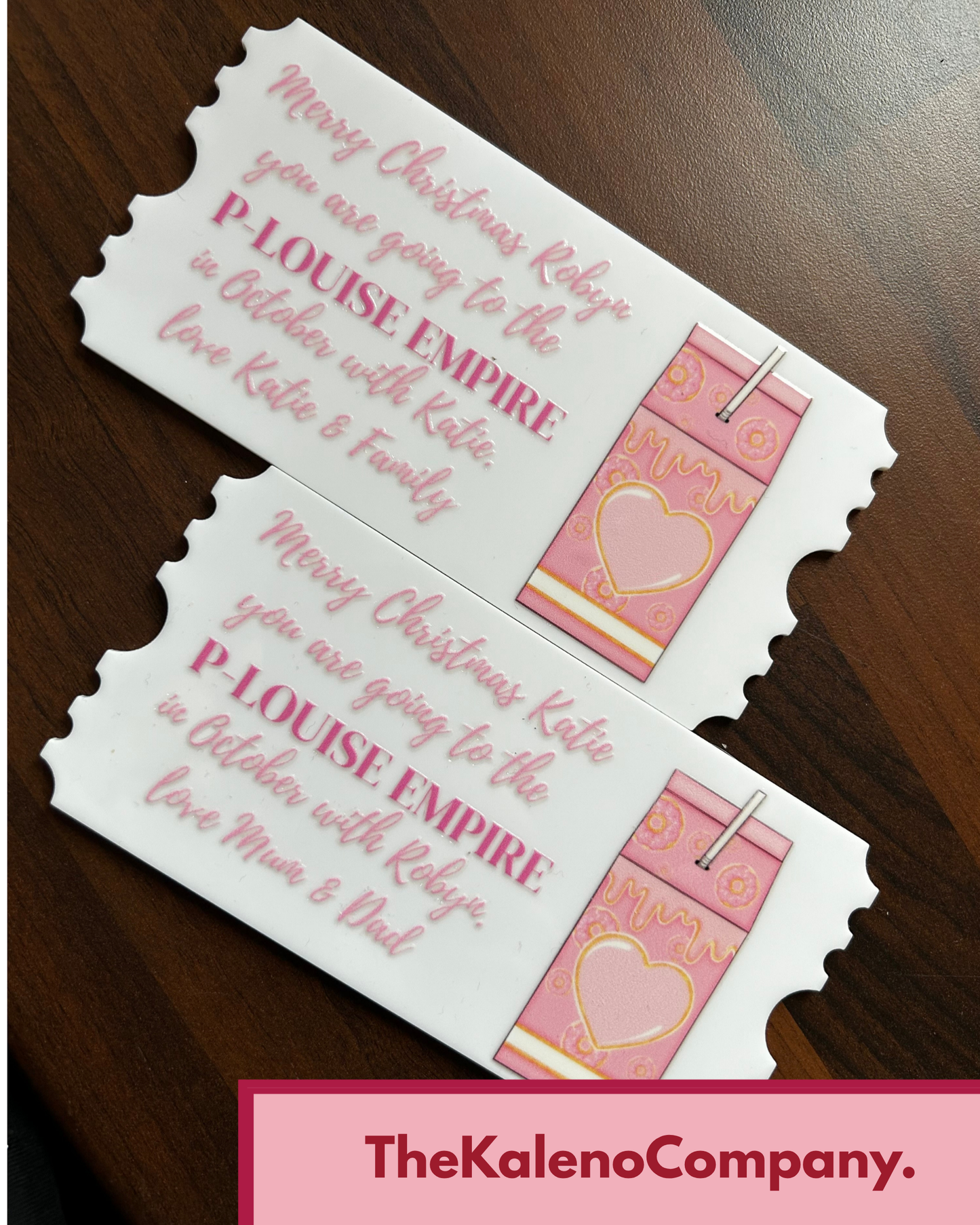 Custom Acrylic Tickets