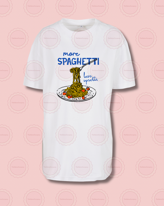 More spaghetti, less upsetti - Women’s oversized tee