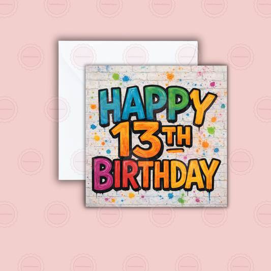 Milestone Teenager Birthday Card