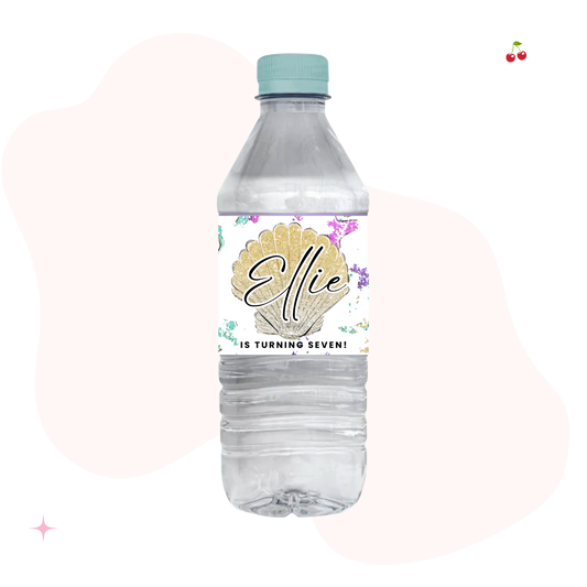 Under The Sea 500ml Water Bottle Label
