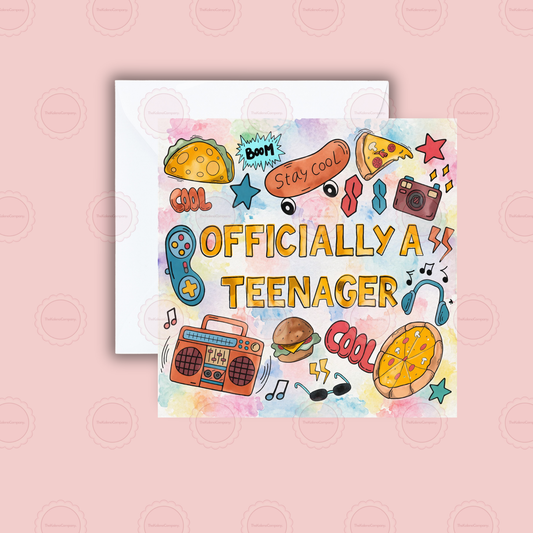Milestone Officially A Teenager Birthday Card