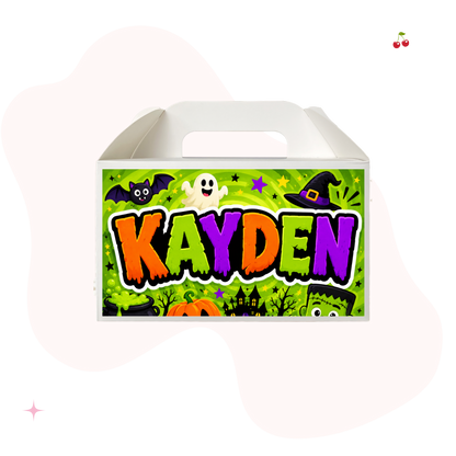 Personalised Halloween Treat Box (Unfilled)