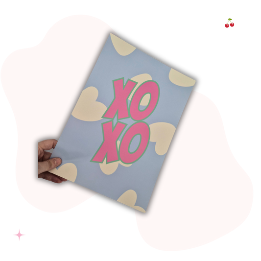 Xoxo Preppy Wall Print