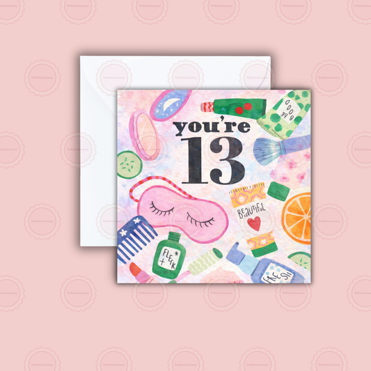 Milestone Beauty Teenager Birthday Card