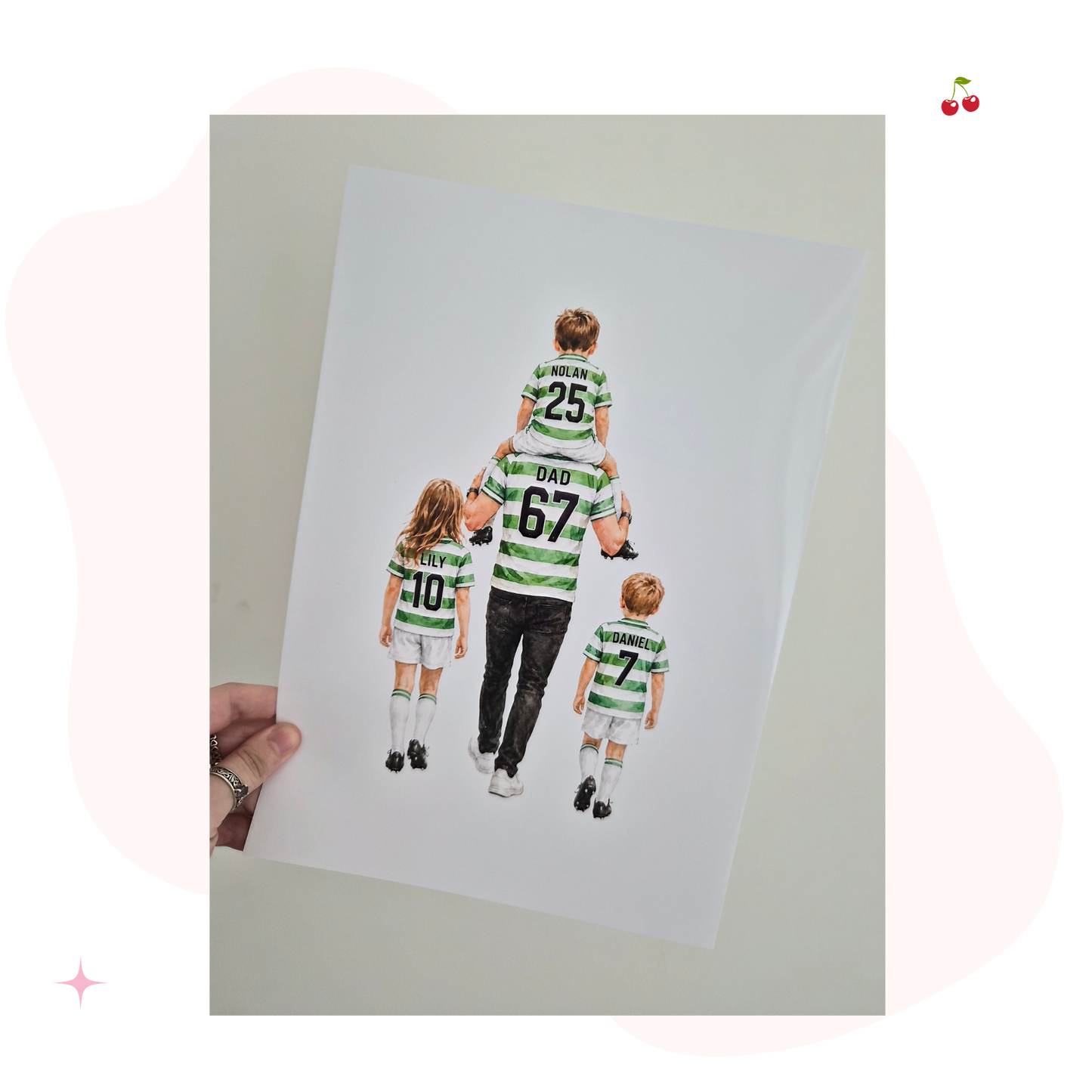 Custom Football Wall Print