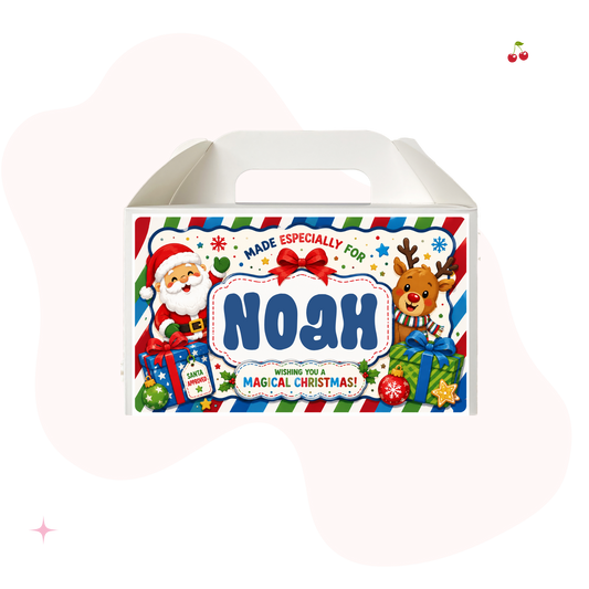 Personalised Christmas Treat Box (Unfilled)