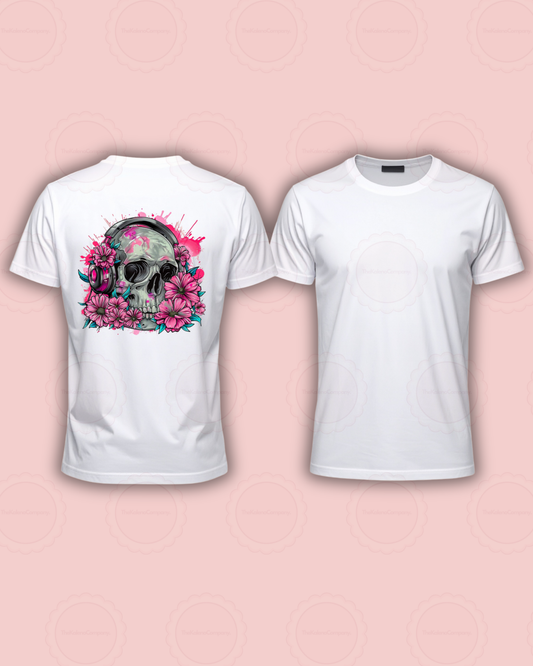 Adults Skull T-shirt (Back Design)