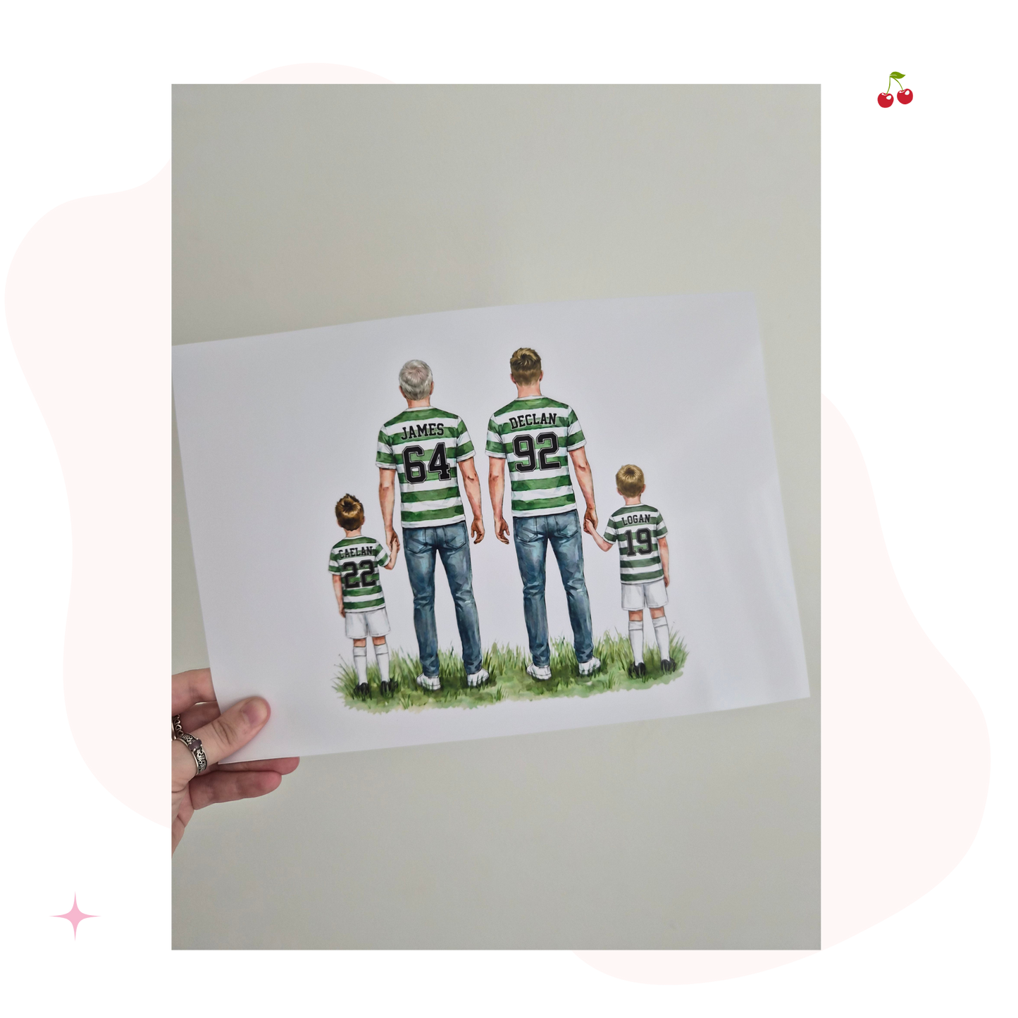 Custom Football Wall Print