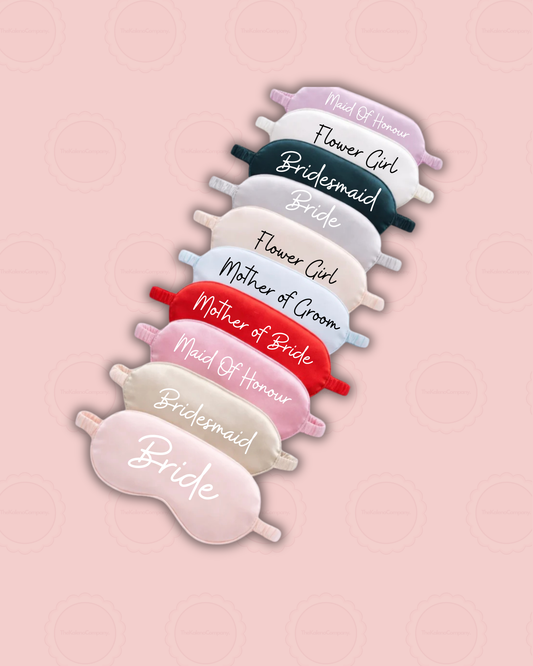 Personalised Satin Eye Masks
