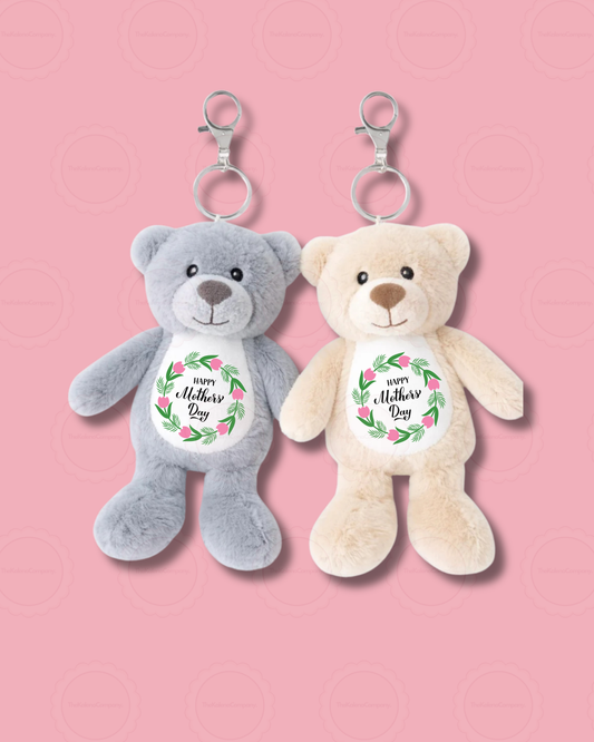 Happy Mothers Day Teddy Keychain