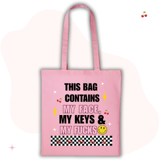This Bag Contains List Tote Bag