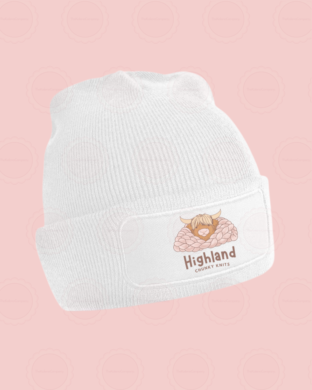 Branded Rectangle Patch Beanie