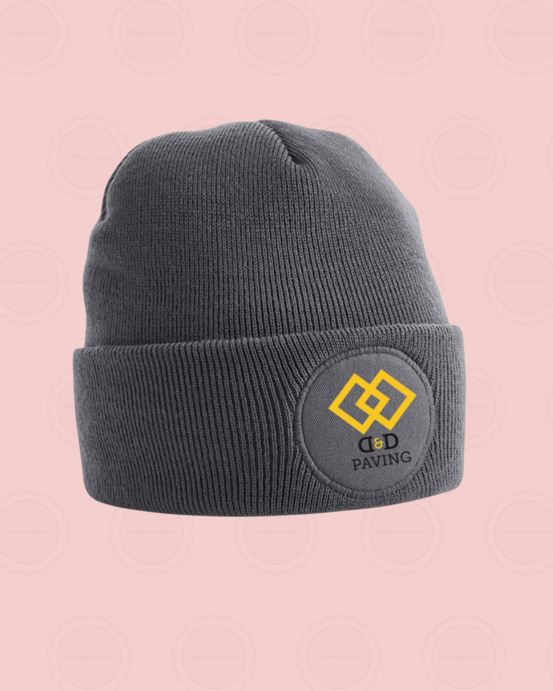 Branded Circle Patch Beanie