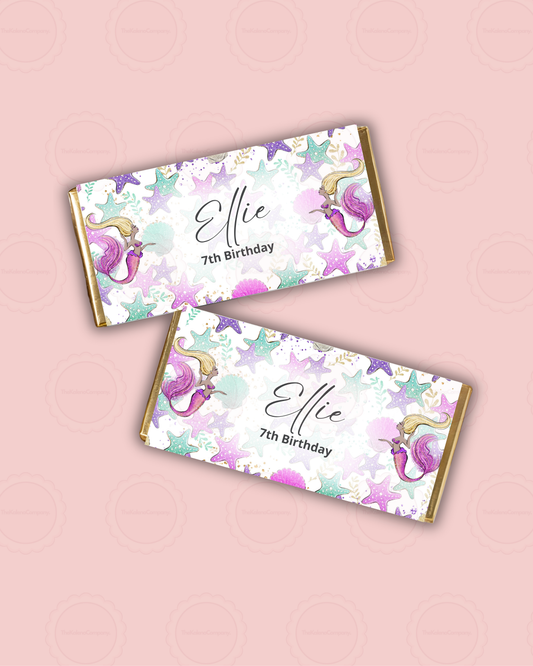 Mermaid Magic Chocolate Wrappers
