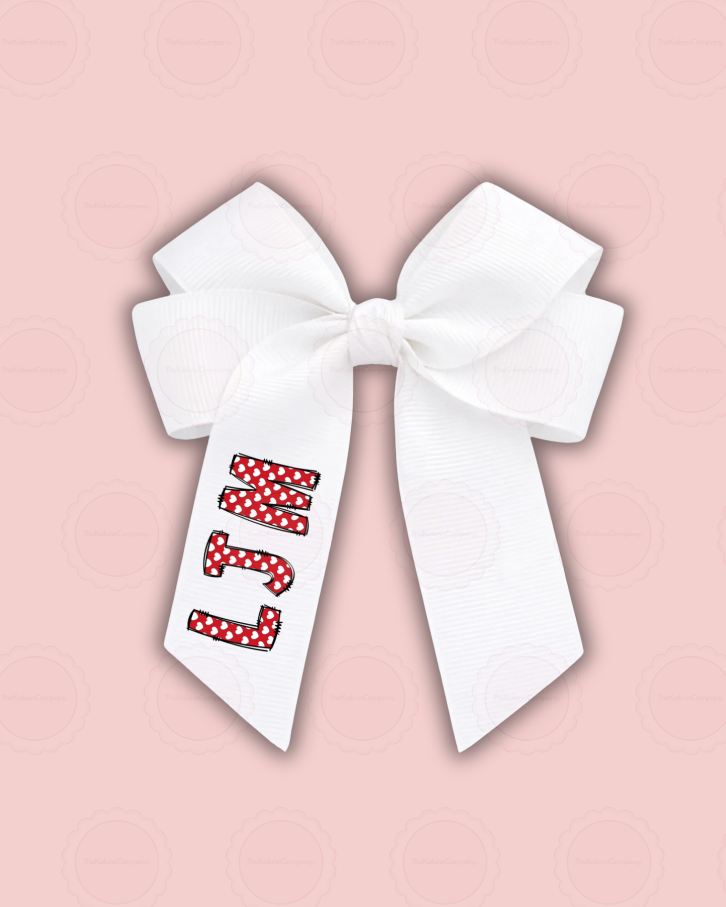 Valentine Name Bow