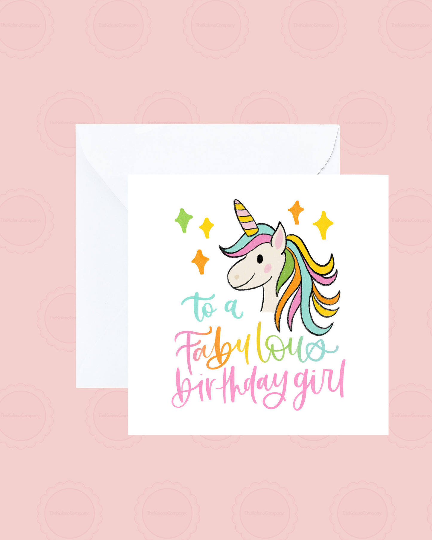 Fabulous Unicorn Birthday Card