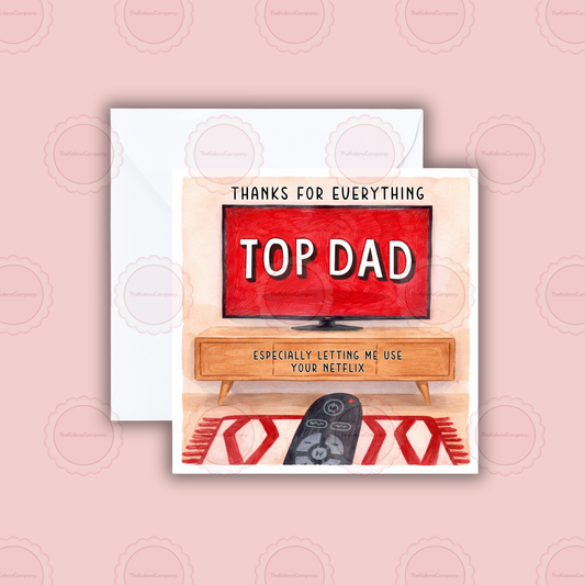 Top Dad Father’s Day Card